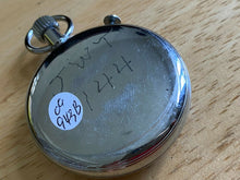 Load image into Gallery viewer, Security By Racine Swiss Silver White Hand-Wind Mechanical Stopwatch Stop Watch
