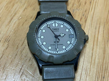 Load image into Gallery viewer, Vintage Timex F1 Formula-Style Black Gray Analog Quartz Watch Hours~New Battery
