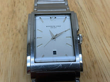 Load image into Gallery viewer, Kenneth Cole KC3501 Mens Unique Casing Steel Quartz Watch Hours~Date~New Battery
