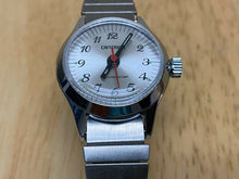 Load image into Gallery viewer, Vintage Criterion Lady Silver Stretch Band Beefy Hand-Wind Mechanical Watch Hour

