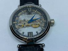 Load image into Gallery viewer, Rare Stuhrling ST-90005 Men 50m 20 Jewel Skeleton Self-Wind Automatic Watch Hour
