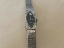 Load image into Gallery viewer, VTG Wittnauer Longines Lady 10k Gold Filled Band Diamond Hand-Wind Watch Hours
