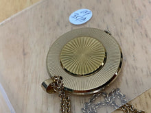 Load image into Gallery viewer, VTG Caravelle Bulova Lady Gold Tone Swiss Hand-Wind Pendant Pocket Watch Hours
