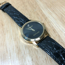 Load image into Gallery viewer, Vintage Genevieve Men Gold Tone Real Diamond Analog Quartz Watch Hour~New Batter
