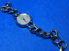 Load image into Gallery viewer, Vintage Louis Frey Lady Silver Thick Chain Swiss Hand-Wind Mechanical Watch Hour
