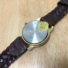 Load image into Gallery viewer, Vintage LA Express Gold World Flags Braided Leather Quartz Watch Hour~New Batter
