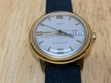 Load image into Gallery viewer, Vintage Timex Marlin 26860-02776 Mens Gold Tone Hand-Wind Mechanical Watch Hours
