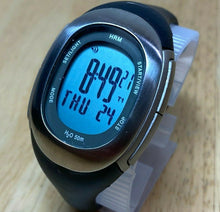 Load image into Gallery viewer, Nike SM0032 Lady 50m Silver Black Oval Digital Chronograph Watch Hour~New Batter
