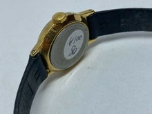 Load image into Gallery viewer, VTG Timex Lady Classic Gold Tone White Leather Hand-Wind Mechanical Watch Hours
