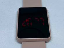 Load image into Gallery viewer, Unisex Accutime Pink Modern Touch Red LED Digital Quartz Watch Hours~New Battery
