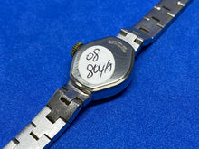 Load image into Gallery viewer, VTG Jules Jurgensen Lady 17 Jewels Silver Blue Hand-Wind Mechanical Watch Hours
