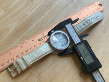 Load image into Gallery viewer, Ritmo Mundo Mens Moving Bezel Clear Case Leather Self-Wind Automatic Watch Hours
