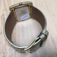 Load image into Gallery viewer, Stunning GUESS All Gold Tone Rhinestone Square Analog Quartz Watch Hour~New Batt
