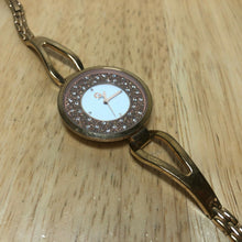 Load image into Gallery viewer, G By GUESS Lady Rose Gold Tone Rhinestone Analog Quartz Watch Hours~New Batt
