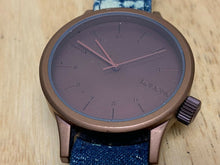 Load image into Gallery viewer, KOMONO Mens 30m Japan Movt NATO Band Brown Analog Quartz Watch Hours~New Battery
