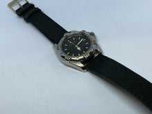 Load image into Gallery viewer, Vintage Solitaire Mens Silver Moving Bezel Analog Quartz Watch Hours~New Battery
