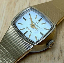 Load image into Gallery viewer, Vintage Hamilton Lady 10k RGP Gold Barrel Analog Quartz Watch Hours~New Battery
