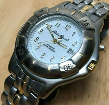 Load image into Gallery viewer, Eddie Bauer Men Dual Tone Move Bezel Luminous Analog Quartz Watch Hours~New Batt
