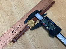 Load image into Gallery viewer, VTG Pulsar V501-X025 Lady Gold Tone Leather Analog Quartz Watch Hour~New Battery

