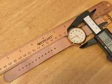Load image into Gallery viewer, Timex Indiglo Men 30m Rose Gold White Leather Analog Quartz Watch Hours~New Batt

