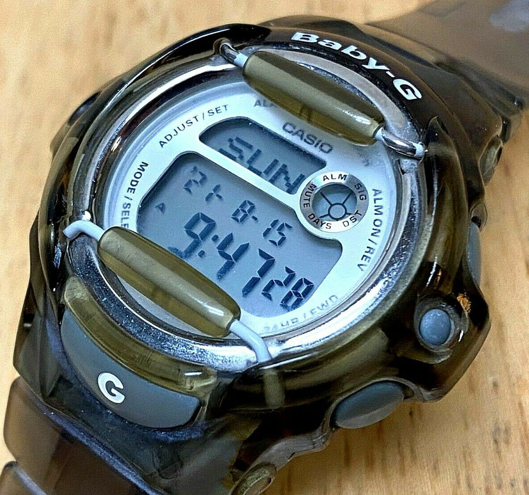 Casio Baby G-Shock BG-169R 3252 200m Alarm Chrono Quartz Watch Hours~New Battery