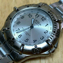 Load image into Gallery viewer, Acqua By Timex Mens 30m Silver Fixed Bezel Analog Quartz Watch Hours~New Battery
