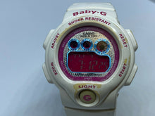 Load image into Gallery viewer, Casio Baby G-Shock BG-1005M White Purple Alarm Chrono Quartz Watch Hour~New Batt
