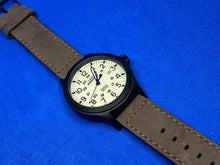 Load image into Gallery viewer, Timex Expedition Mens 50m Black Beige Analog Quartz Watch Hours~Date~New Battery
