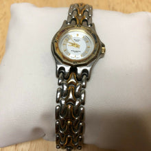 Load image into Gallery viewer, Vintage Elgin Swiss Lady Dual Tone Steel Band Analog Quartz Watch Hours~New Batt
