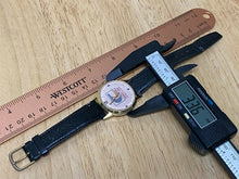 Load image into Gallery viewer, Vintage Cresco Lines Men Gold Tone Leather Hand-Wind Mechanical Watch Hours
