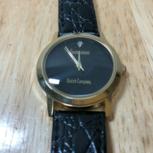 Load image into Gallery viewer, Vintage Genevieve Men Gold Tone Real Diamond Analog Quartz Watch Hour~New Batter
