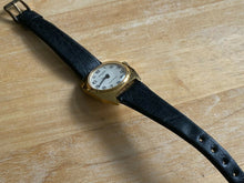 Load image into Gallery viewer, Vintage Anker 100 Lady Gold Tone Germany Leather Hand-Wind Mechanical Watch Hour
