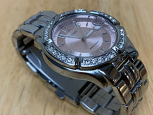 Load image into Gallery viewer, GUESS Waterpro Lady 100m Pink Silver Analog Quartz Watch Hours~Date~New Battery
