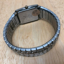 Load image into Gallery viewer, Vintage Japan Movt Men Real Diamond Rectangle Analog Quartz Watch Hours~New Batt
