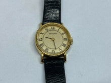 Load image into Gallery viewer, Vintage Citizen Japan Lady Gold Tone Leather Hand-Wind Mechanical Watch Hours
