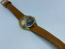 Load image into Gallery viewer, Retro Thomas Kinkade Mens Art Dial Leather Analog Quartz Watch Hours~New Battery
