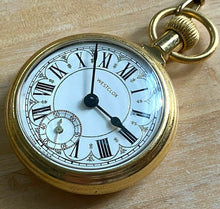 Load image into Gallery viewer, Westclox Men Small Second Train Railroad Hand-Wind Mechanical Pocket Watch Hours
