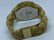 Load image into Gallery viewer, Michael Kors MK-5217 Lady Faux Onyx Analog Quartz Chrono Watch Hours~New Battery
