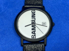 Load image into Gallery viewer, Vintage Samsung Men Lady Silver Black White Swiss Quartz Watch Hours~New Battery
