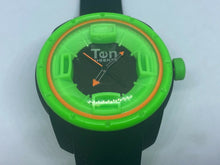 Load image into Gallery viewer, Ten Beats Men Lady 30m Green Black Rubber Analog Quartz Watch Hours~New Battery
