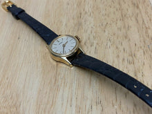 Load image into Gallery viewer, VTG Acqua-Timex Lady Gold Tone Classic Leather Hand-Wind Mechanical Watch Hours
