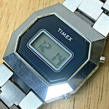 Load image into Gallery viewer, Vintage Timex Men Silver Slim Thin LCD Digital Quartz Watch Hour~Date~New Batter
