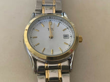 Load image into Gallery viewer, Unused TFX By Bulova Lady Dual Tone Analog Quartz Watch Hours~Date~New Battery
