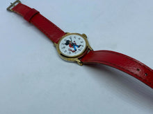 Load image into Gallery viewer, Vintage Disney Mickey Lady Moving Flower Swiss Hand-Wind Mechanical Watch Hours
