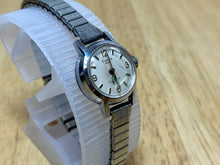 Load image into Gallery viewer, Vintage Timex 400 Lady Silver 17 jewels Stretch Hand-Wind Mechanical Watch Hours
