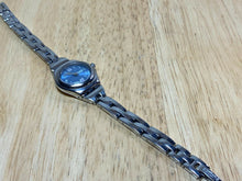 Load image into Gallery viewer, Swatch Swiss Irony Lady Silver Blue Steel Analog Quartz Watch Hours~New Battery
