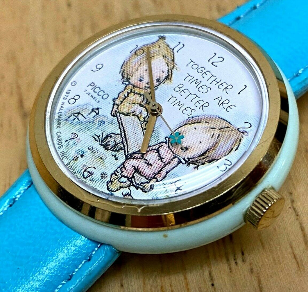 Together Times Are Better Times PICCO 7 Jewels Hand-Wind Mechanical Watch Hours
