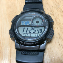 Load image into Gallery viewer, Casio AE-1000W Mens 100m World Time Digital Alarm Chrono Watch Hours~New Battery
