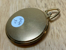 Load image into Gallery viewer, Vintage Jules Jurgensen Slimline Swiss Analog Quartz Pocket Watch Hours~New Batt
