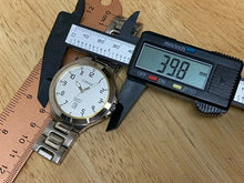 Load image into Gallery viewer, Carriage Timex Men 30m Classic Silver Analog Quartz Watch Hours~Date~New Battery
